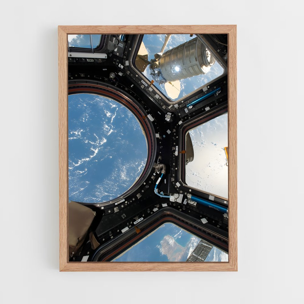Poster magnifique station spatiale internationale – affiche Astronomie (vue 4)